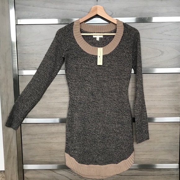 derek heart sweater dress